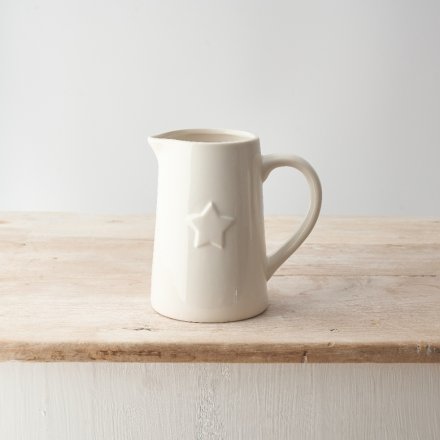 White star jug - large