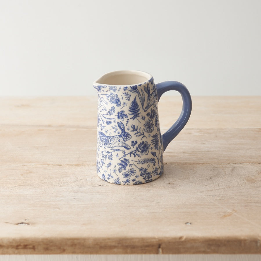 Blue hare jug – medium