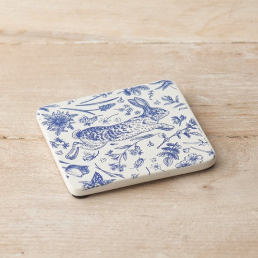 Blue hare coaster