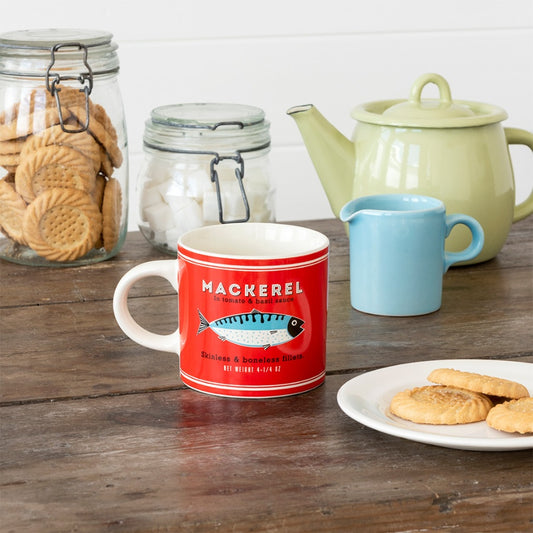 Vintage advertising style mugs