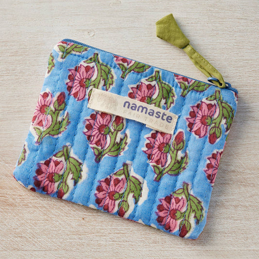 Taruni block print coin purse