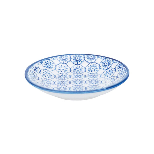 Blue Flower Dipping Saucer