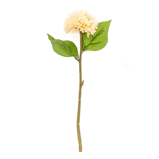 Faux pale apricot chrysanthemum