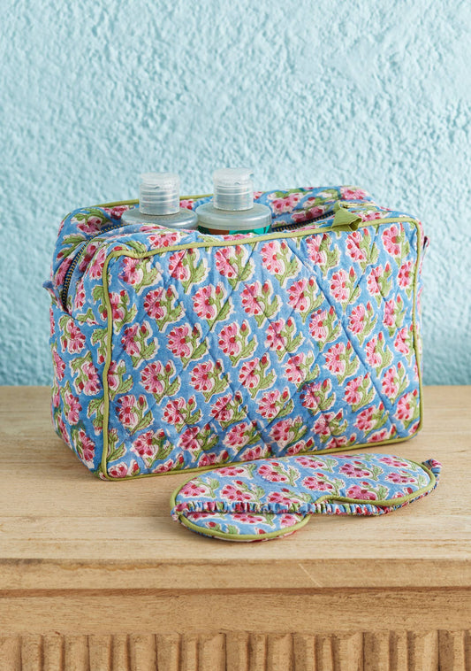 Taruni block print wash bag