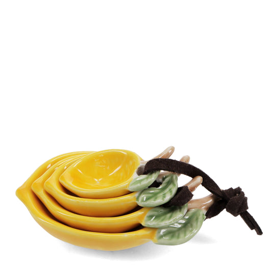 Ceramic lemon measuring spoons