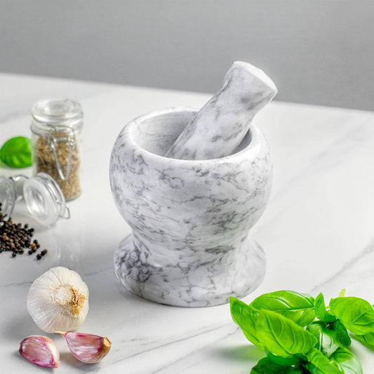 Marble pestle and mortar