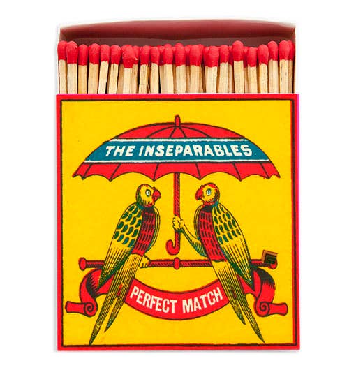 The Inseparables square matchbox