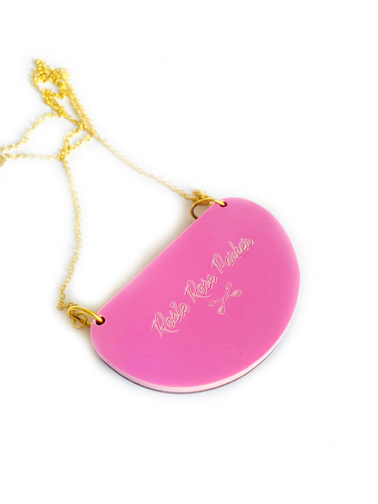 Floral bib necklace pendant necklace statement summer neckla