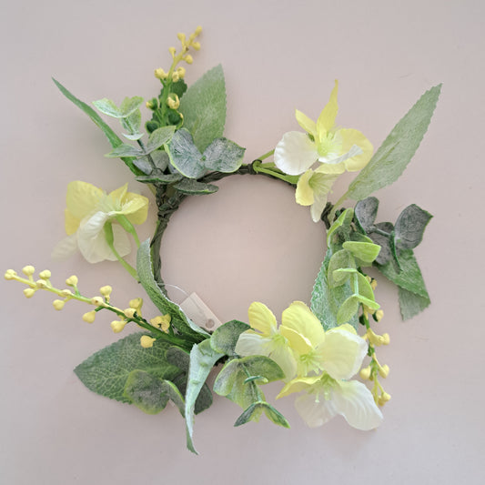 Yellow flower hoop