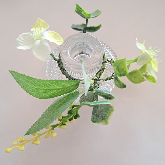 Yellow flower hoop - small