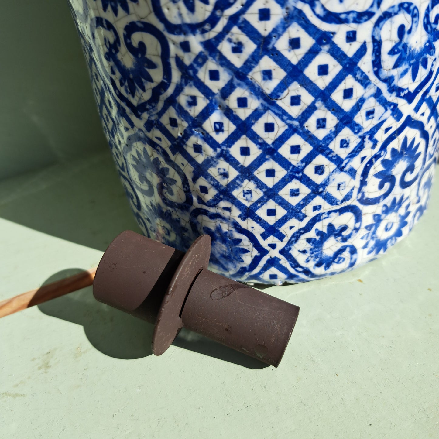 Pablo Azul candle holder